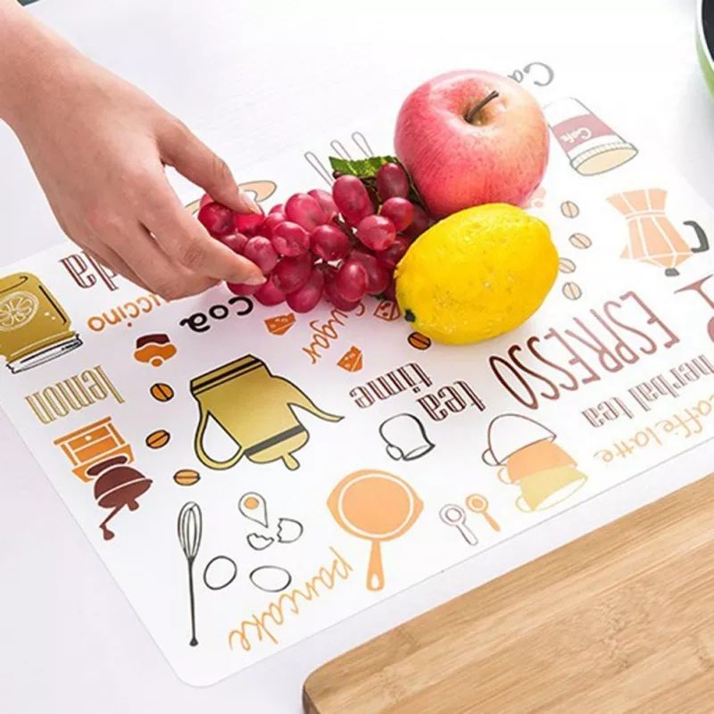 Tấm Lót Trải Bàn Ăn Bát Đĩa Chống Nóng Chống Bẩn Cách Nhiệt Uốn Dẻo 88316 Lavio Store