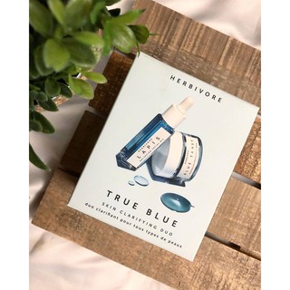 [Bill US] Set dưỡng da dầu mụn Herbivore Mini True Blue Skin Clarifying Duo