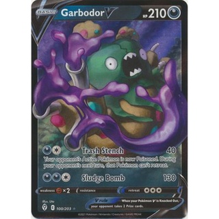 Thẻ bài pokemon garbodor v - 100/203 - ultra rare