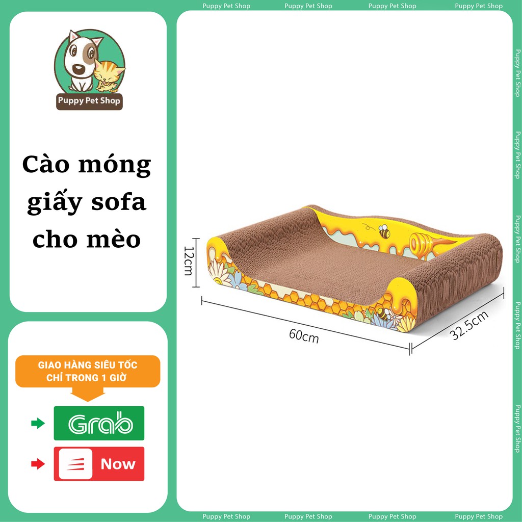 Bàn Cào Móng Giấy Sofa Cho Mèo