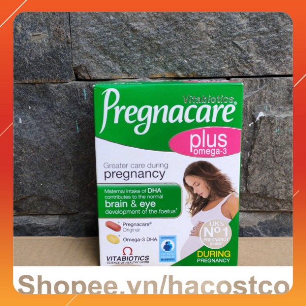 XẢ HÀNG BANH NÓC Viên uống Pregnacare Plus Omega-3 56 viên Vitamin thai phụ omega 3 XẢ HÀNG BANH NÓC