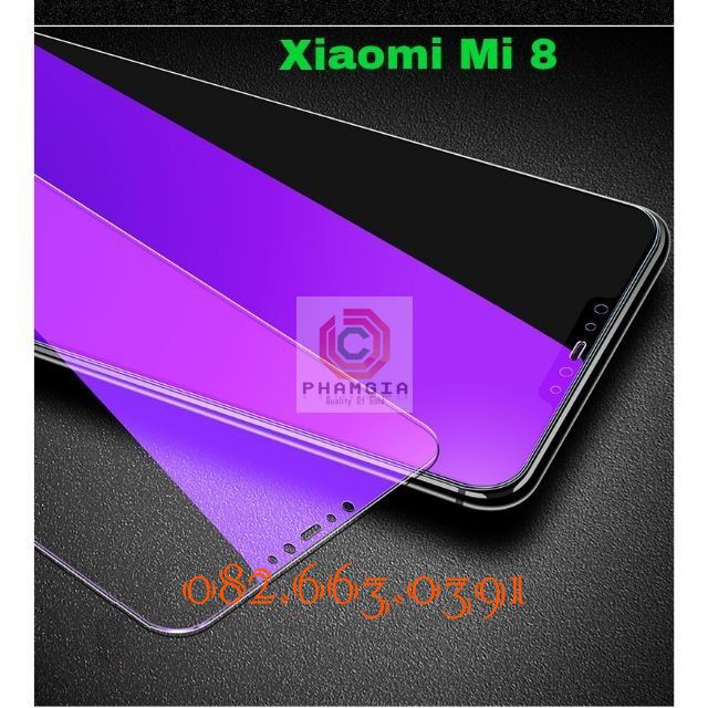 Cường Lực Xiaomi bảo vệ mắt ánh tím Xiaomi Mi 8/Mi 8 lite/Mi 8se /Mi 8 pro nano dẻo