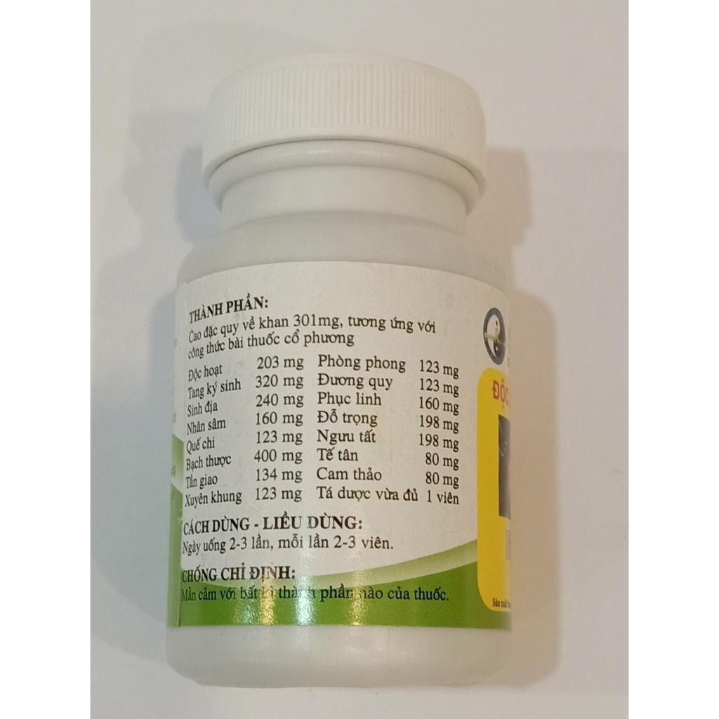 Độc Hoạt Tang Ký Sinh - Hỗ trợ thoái hóa khớp - Bệnh Viện Y Học Cổ Truyền Tp. HCM