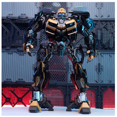 Mô hình BumbleBee BB02  Black Warrior, đồ chơi Tranformer người máy lắp ráp  BB-02 Black Mamba Robot ô tô BB 02