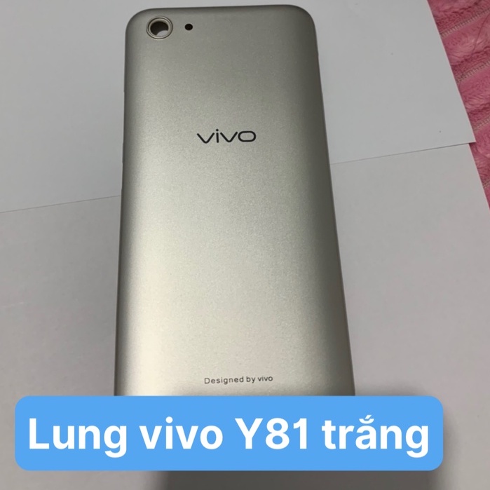 Bộ vỏ vivo Y81 zin - gồm khung xương, lưng, phím, kính camera