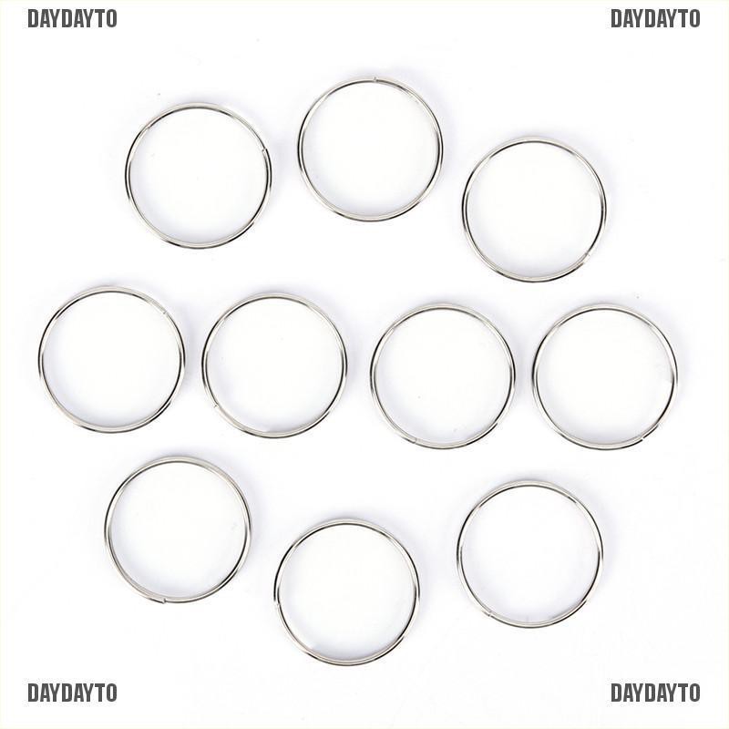 Set 10 Móc Khóa Thép Niken Mạ Niken Thời Trang