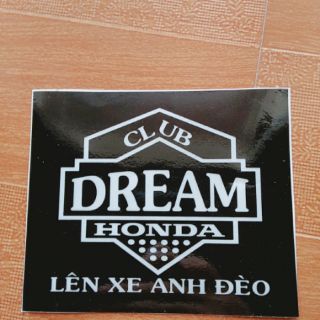 Decal dán đèn hậu cho xe Dream