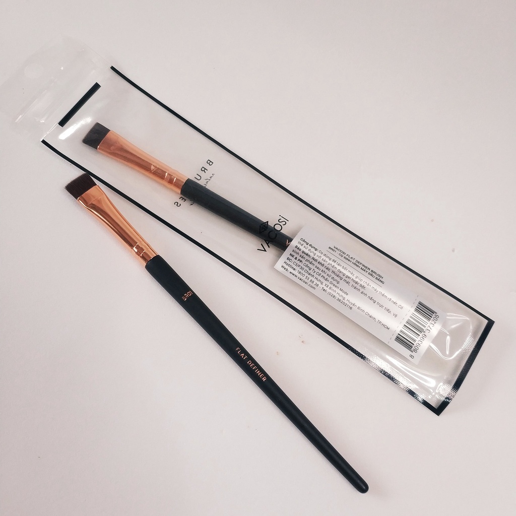 [HÀNG CHÍNH HÃNG] Cọ Định Hình Chân Mày Đầu Bằng Vacosi Flat Definer Brush BR01
