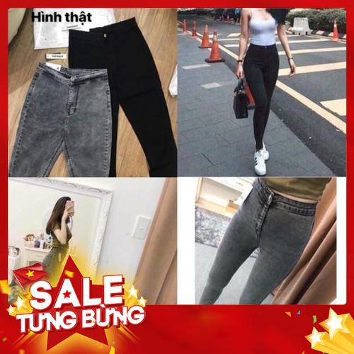 Quần SKINNY JEAN co giãn siêu tốt - JEAN CẠP CAO HÌNH THẬT [KHO CHUYÊN SỈ SẴN SỐ LƯỢNG LỚN - Hàng nhập khẩu