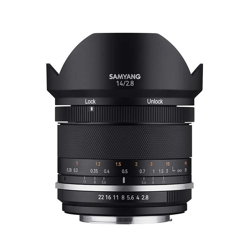 ống kính máy ảnh hiệu Samyang 14mm F2.8 MK2 cho Nikon AE,Sony E