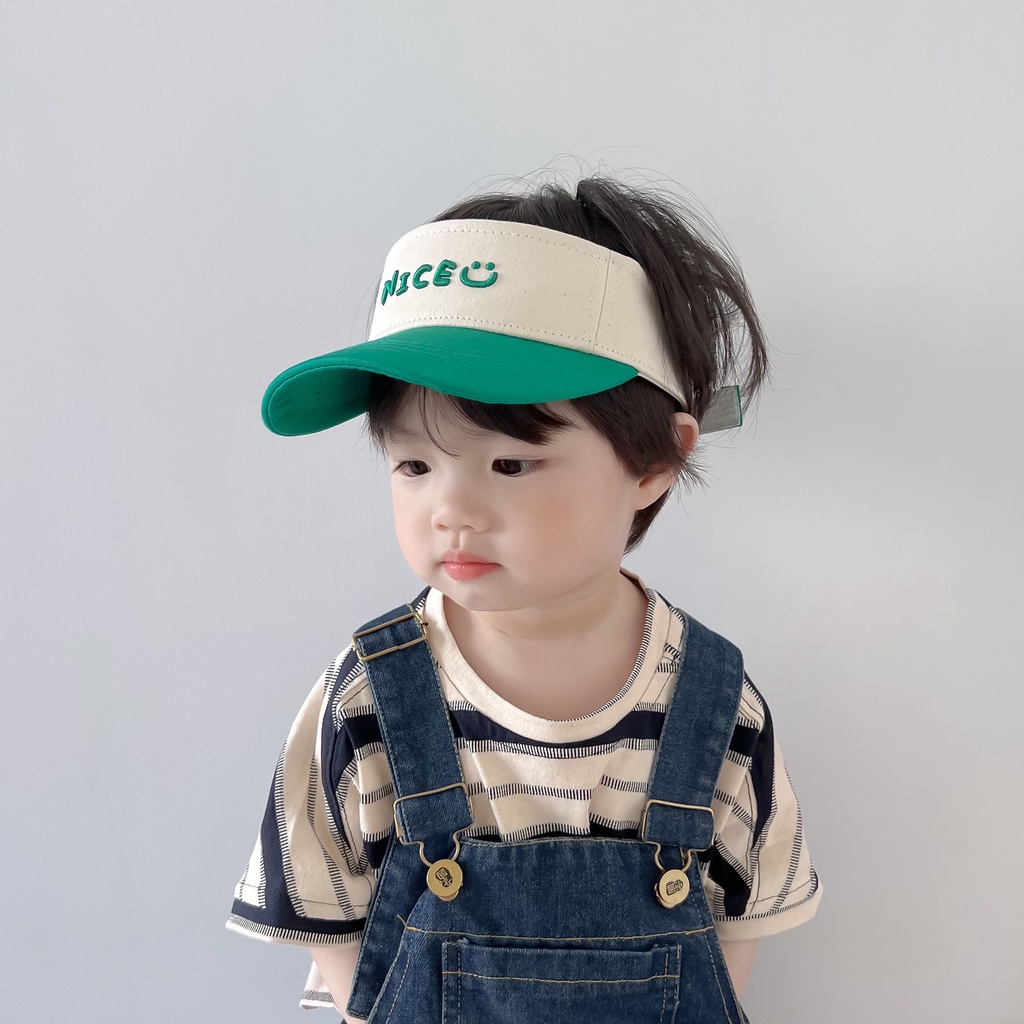 Mũ Chống Nắng Hở Chóp Thoáng Khí Nhiều Màu Sắc Dành Cho Bé