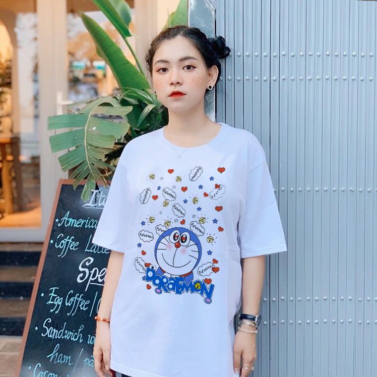 Áo Thun Unisex Tay Lỡ Doraemon Version 2 | BigBuy360 - bigbuy360.vn