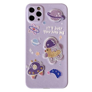 Ốp lưng iphone Thêu phi hành gia N38