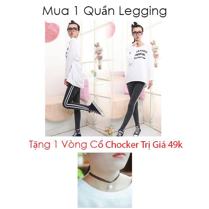 Quần Leggigng Tặng Vòng Cổ Chocker
