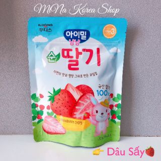 Trái cây sấy nguyên chất ILDong nhiều vị (táo,lê,dâu)