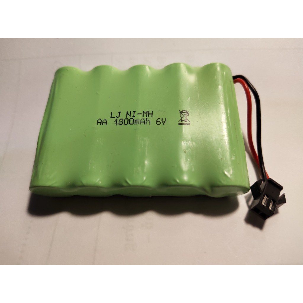 Pin sạc 1 lớp 6V dung lượng 1800mAh- cổng SM-RC222