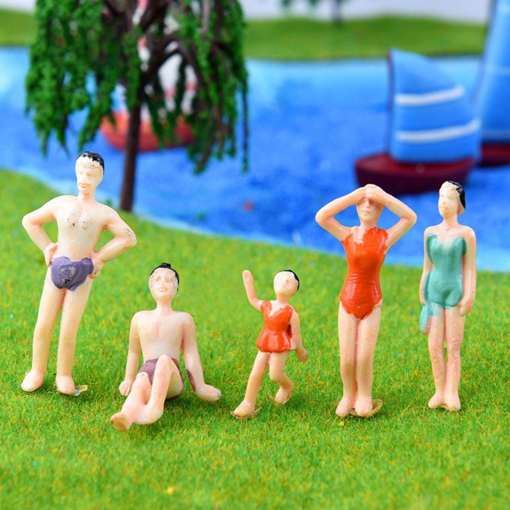 Set 10 / 15 Mô Hình Người Bơi Lội Bằng Nhựa ABS Nhiều Màu Sắc