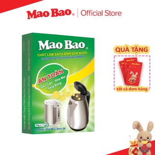 Chất Làm Sạch Bình Đun Nước Mao Bao 25g x1 gói