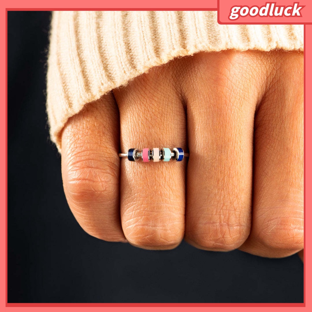 Kdfs- Nhẫn Hở Cảm Ứng Xếp Chồng Được Phụ Kiện Trang Sức Cho Nữ