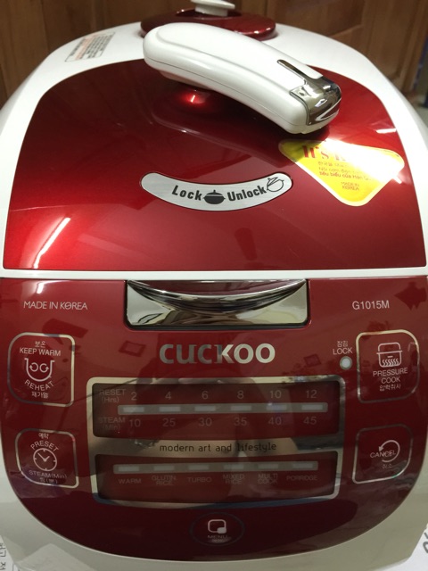 Nồi cơm điện Cuckoo CRP G1015M đỏ 1.8L
