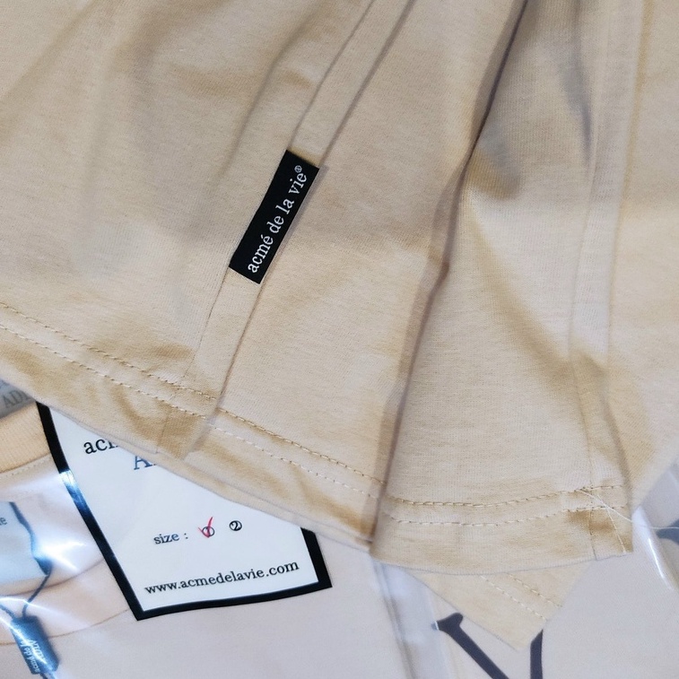 Áo thun ADLV Glossy unisex màu tan cotton cao cấp chống bông tróc, áo thun form rộng kiểu dáng oversized
