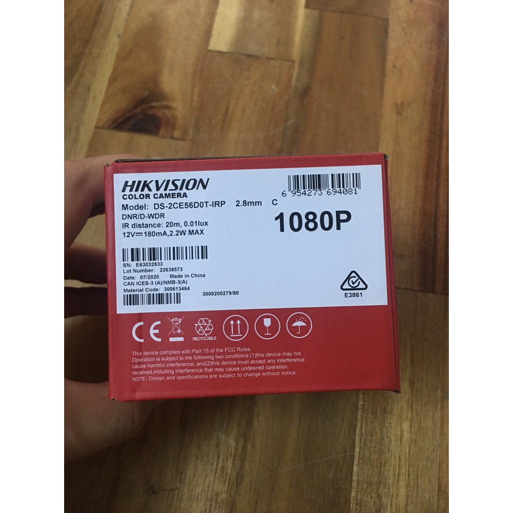 Camera HIKVISION DS-2CE56D0T-IRP 2.0MP