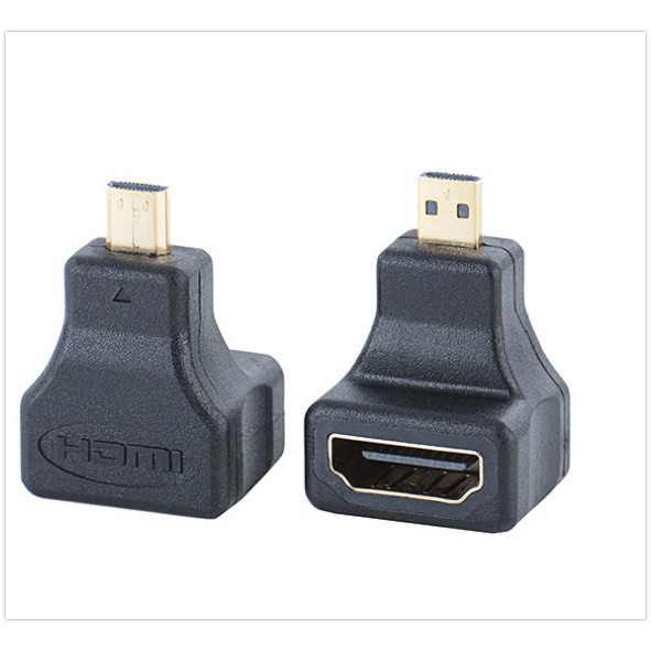 Jack Chuyển Micro HDMI Sang HDMI Góc Vuông