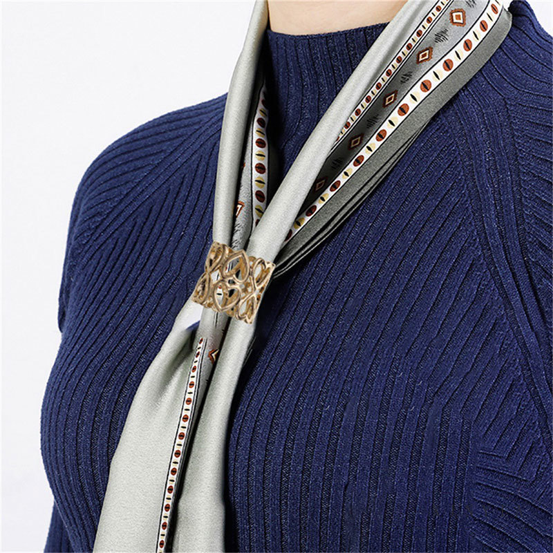 Kẹp Cài Khăn Choàng Hình Trái Tim Thời Trang Cho Nữ