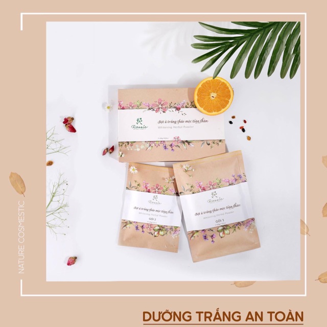 Bột Tắm Trắng Rossie