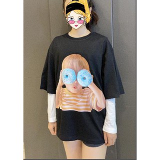 Áo thun nam và nữ Cotton Ngắn Tay In Chữ Cá Tính Cho Nam Nữ