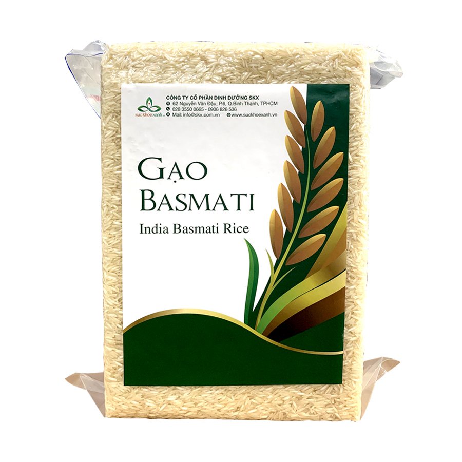 Gạo Basmati Ấn Độ 5kg Hỗ Trợ Ngăn Ngừa Tiểu đường *FREESHIP* Gạo Basmati Cho Người Tiểu Đường Eatclean