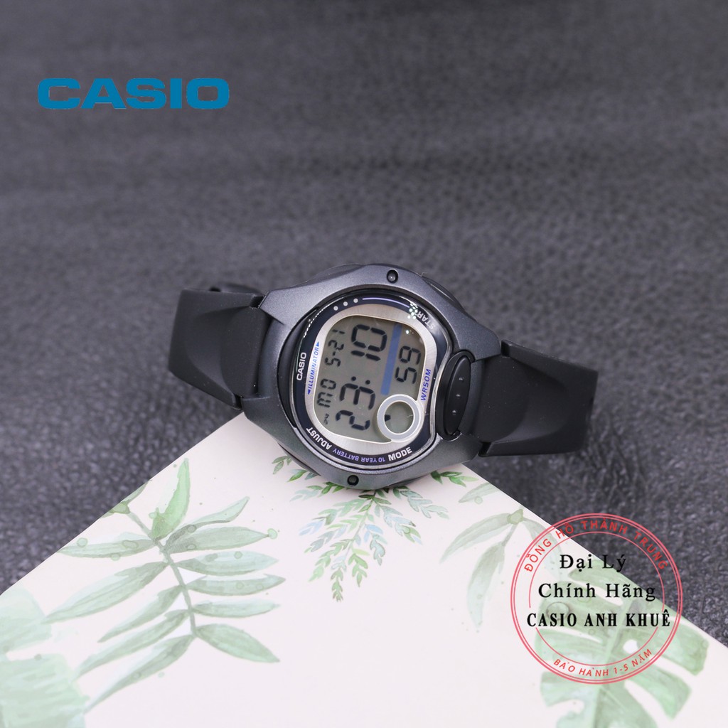 Đồng Hồ Nữ Casio LW-200 Dây Nhựa Pin 10 Năm