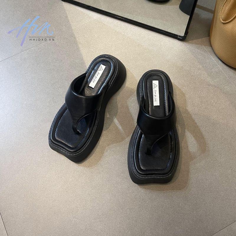 Dép Kẹp Đế Dày 2022 Thời Trang Mùa Hè Phong Cách Hàn Quốc Mới Cho Nữ