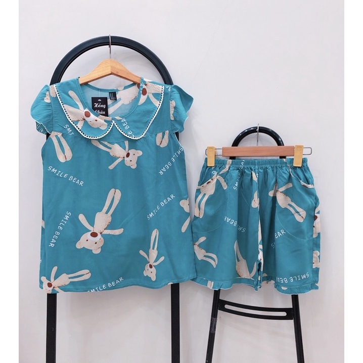 Bộ tole đùi nữ cổ sen 47-76kg