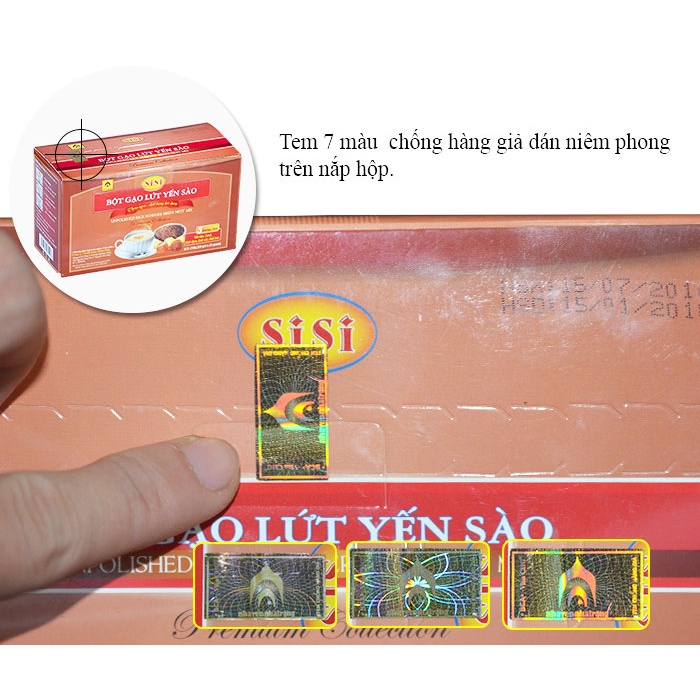 Bột gạo lứt yến sào sisi bột pha dinh dưỡng tốt cho sức khỏe