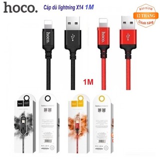 Cáp Hoco X14 Dài 1M/2M ✓Sạc IPhone IPad Chính Hãng ✓Chất Lượng Cao ✓Bảo Hành 12 Tháng