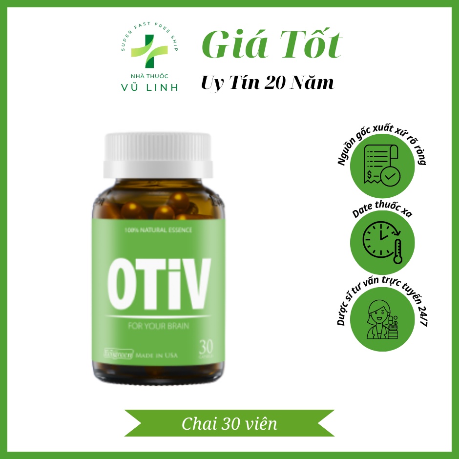 Viên uống OTIV bổ não (30 viên)
