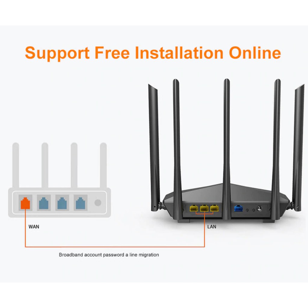 [ENGHLISH VERSION] Tenda AC11 Thiết Bị Phát Wifi Chuẩn 1200M Gaming | BigBuy360 - bigbuy360.vn