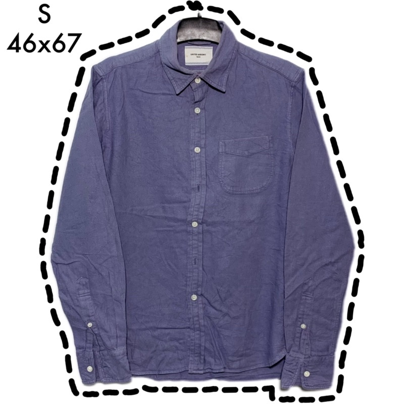 Áo sơ mi nam nữ form rộng 2hand SIZE 𝐒