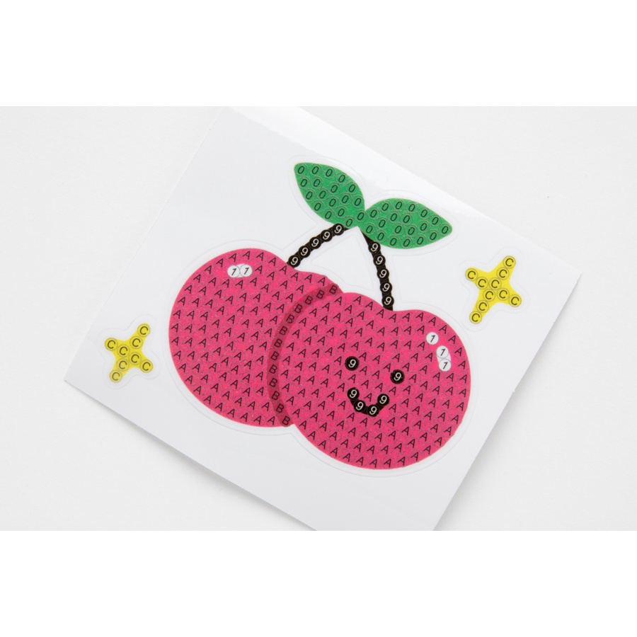 Sticker Đính Đá ARTBOX Hàn Quốc Hình Quả Anh Đào DIY