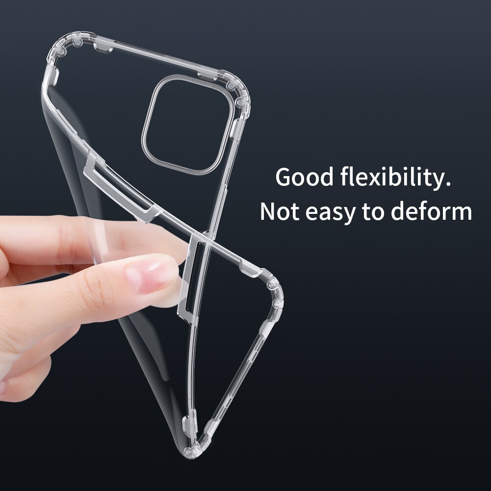 Ốp Lưng Silicon Trong Suốt Nillkin Cho iPhone 12 Pro Max, 12 Pro, iPhone 12, 12 Mini Ốp Lưng Chính Hãng Nillkin Chống Số