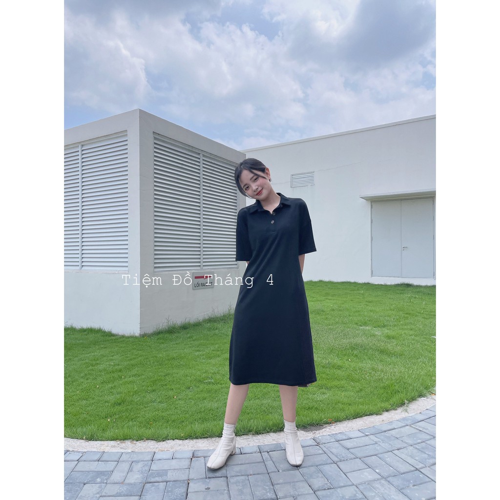 Polo Dress - Em đầm form suông cổ polo, basic | BigBuy360 - bigbuy360.vn