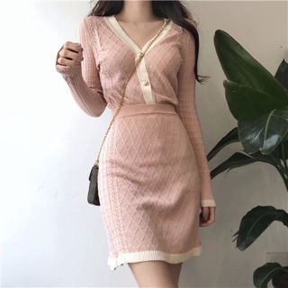 Set len áo dài tay + chân váy 🎀🎀🎀 ảnh thật ở cuối