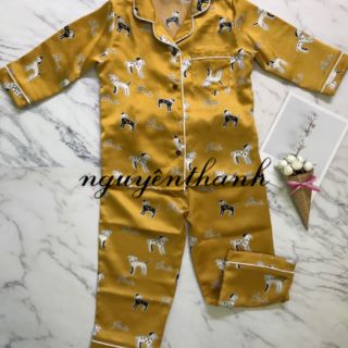 Bộ Pijama lụa trẻ em