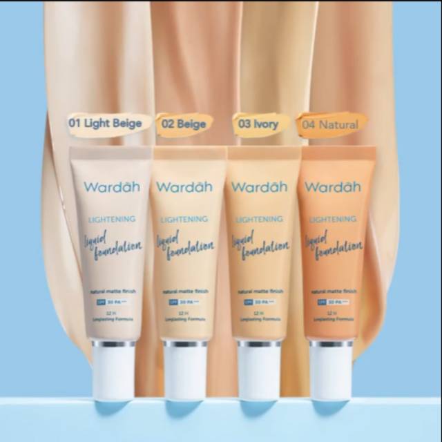 (hàng Mới Về) Kem Nền Dạng Lỏng Làm Sáng Da Wardah