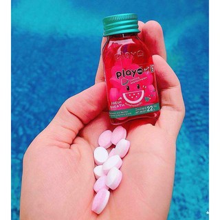 Combo 100 Hủ Kẹo Playmore Thái Lan Vị Dưa Hấu Dạng Hủ