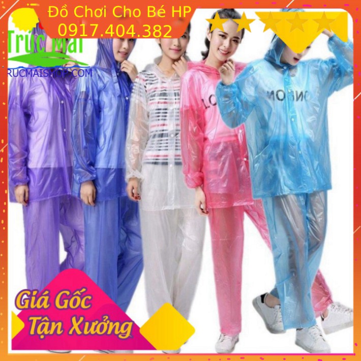 [SIÊU SALE] [Sale] Áo mưa Bộ Nilon Tiện lợi Đi Đường,Đi Phượt ✅Hàng Loại 1 giá tận xưởng ✅  Đồ Chơi Trẻ Em HP