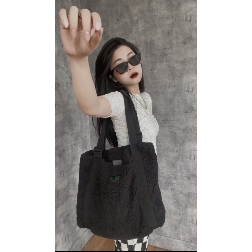 Túi tote unisex nam nữ, túi tote BÔNG, đeo vai local brand Bone basic