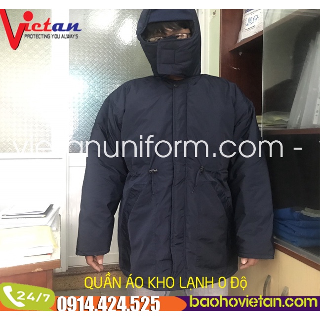 Áo bảo hộ dùng trong kho đông lạnh - áo kho mát  -