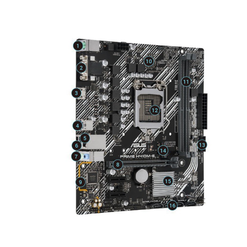AS2 ME Main Asus PRIME H410M-E socket 1200 hàng hiệu Viết Sơn cung ứng 13 AS2